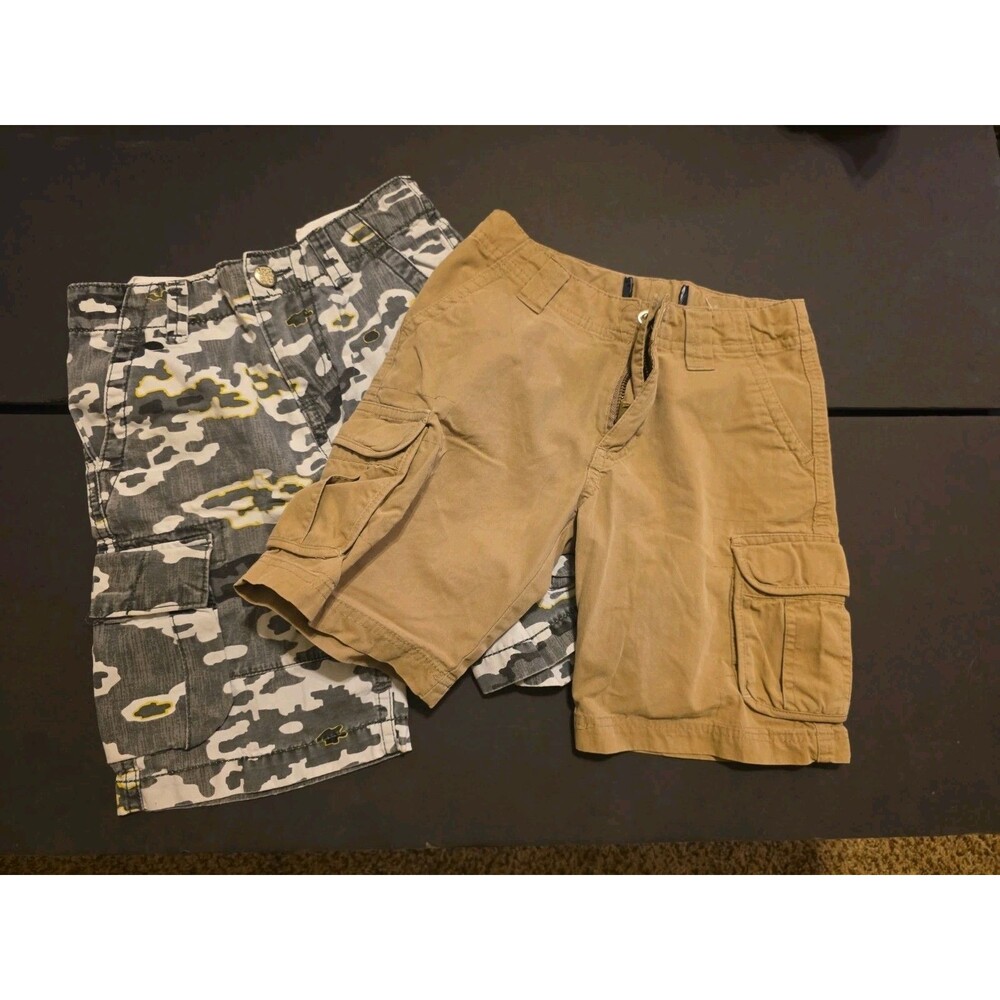 Lot of 2 boys size 5T cargo shorts